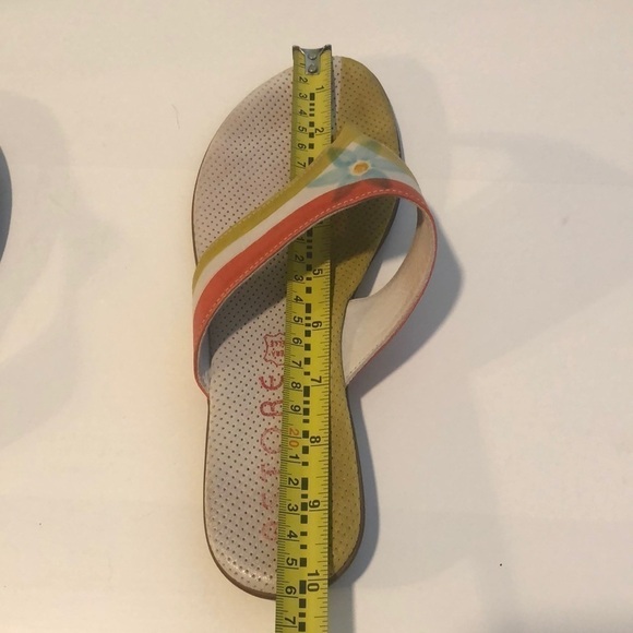 Astore Venezia leather slip on sandals with flower - Picture 9 of 9